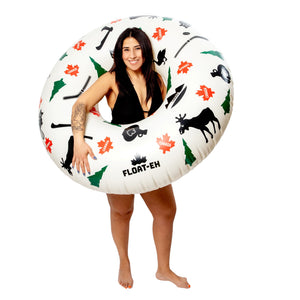 Canadian Symbols River Tube Inflatable Pool Float - Float-Eh
