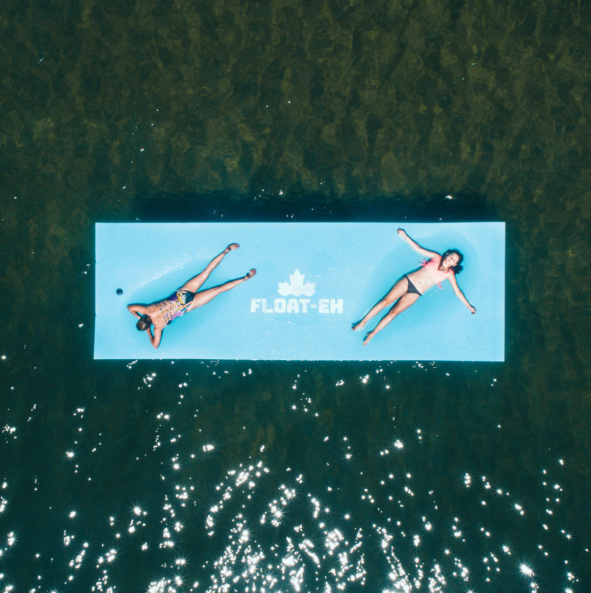 Aqua Mat Lily Pad Floating Pads for Lounging - Float-Eh